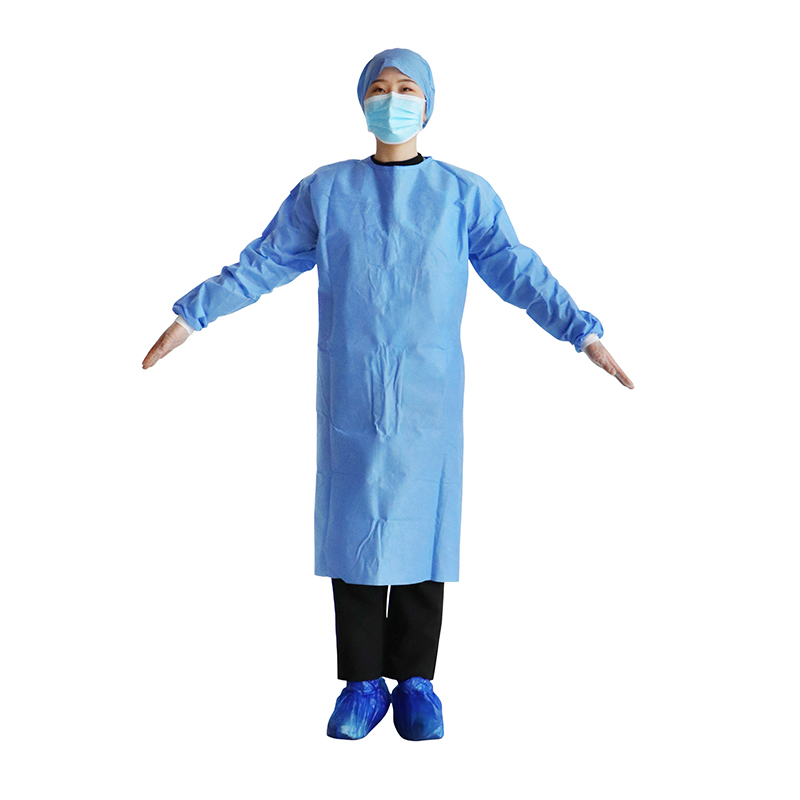 Vestido cirúrgico protetor médico não tecido desca