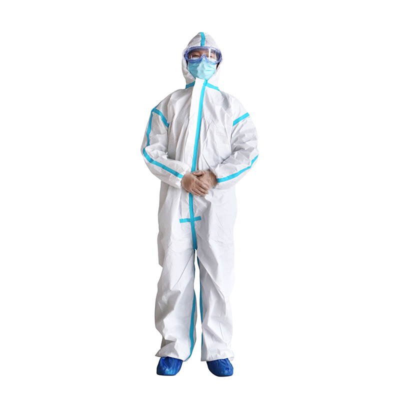 Vestuário de proteção médico da prova líquida desc